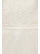 Tulle Plus Size Wedding Dress with Lace Cap Sleeve  Collection 9WG3741