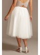 Tulle Plus Size Wedding Separates Midi Skirt DB Studio 9DS150831