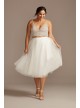 Tulle Plus Size Wedding Separates Midi Skirt DB Studio 9DS150831