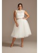 Tulle Plus Size Wedding Separates Midi Skirt DB Studio 9DS150831