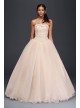 Tulle Wedding Dress with Beaded Satin Bodice  Collection T8017