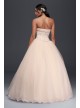 Tulle Wedding Dress with Beaded Satin Bodice  Collection T8017