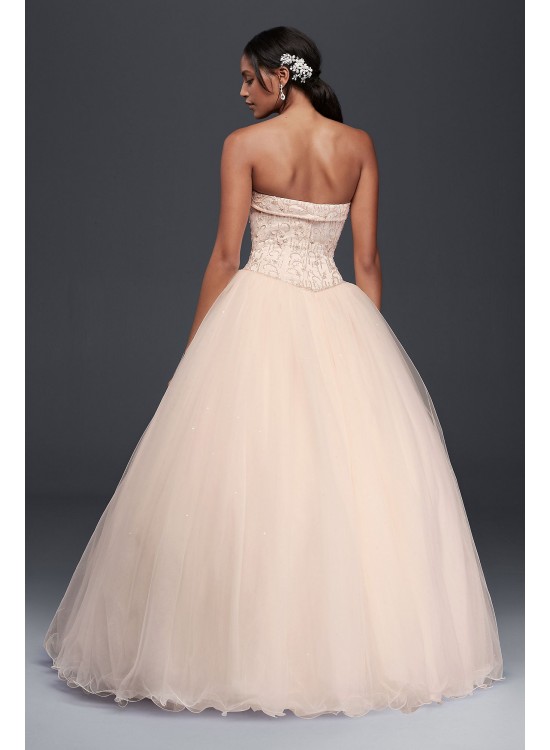 Tulle Wedding Dress with Corseted Satin Bodice  Collection NT8017