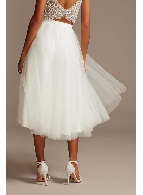 Tulle Wedding Separates Midi Skirt with Pockets DB Studio DS150831