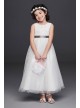 Tulle and Lace Flower Girl Dress with Heart Cutout  RK1384