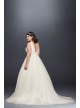 Tulle and Mikado Plus Size Ball Gown Wedding Dress  Collection 4XL9WG3877