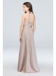 V-Neck Halter Junior Bridesmaid Dress with Sash  JBVW0214