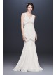 V-Neck Lace Illusion Mermaid Wedding Dress Galina WG3950