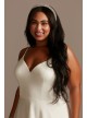 V-Neck Plus Size Wedding Dress with Beaded Back DB Studio 9WG4004DB