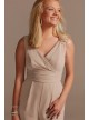 V-Neck Tie Waist Chiffon Bridesmaid Jumpsuit  F20331