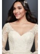 V-Neck Wedding Dress With Low Back  Collection 4XLWG3831