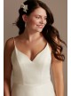 V-Neck Wedding Dress with Beaded Illusion Back DB Studio WG4004DB