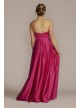 V-Notch Strapless Prom Gown with Waist Detail Jules and Cleo D24NY22075V1