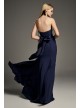 V-Wire Crepe Mermaid Bridesmaid Dress  VW360453