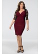 Valentina Illusion Plus Size Dress Kiyonna 11122608