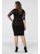 Valentina Illusion Plus Size Dress Kiyonna 11122608