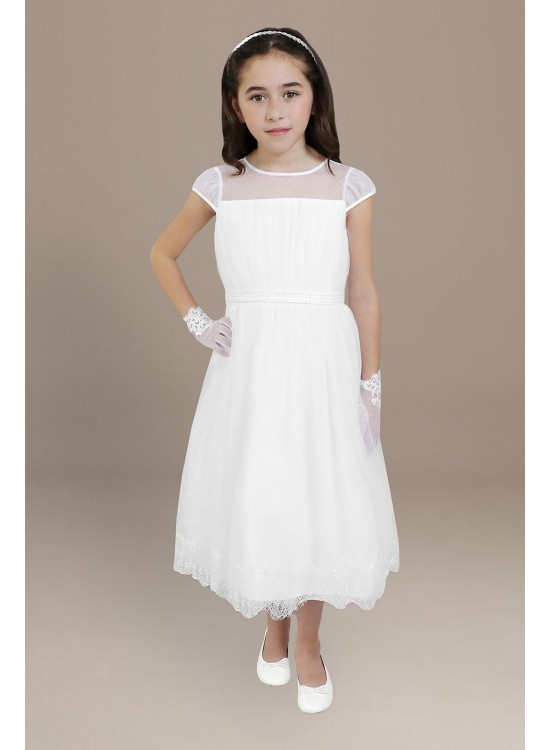 Viola Cap Sleeve Flower Girl Dress US Angels C928