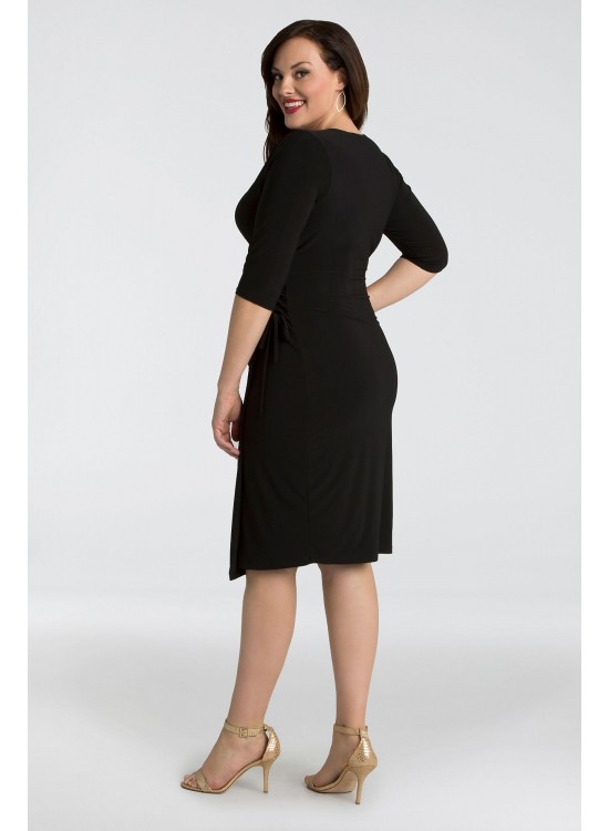 Vixen Short Ruched Plus Size Cocktail Dress Kiyonna 13162202