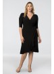 Whimsy Plus Size Wrap Dress Kiyonna 11122201