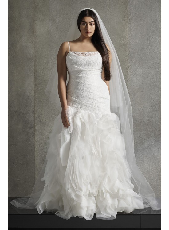  Flange Plus Size Wedding Dress  8VW351506