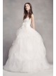  Hand-Draped Tulle Wedding Dress  VW351339