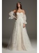  Lace Overskirt Wedding Dress  VW351590