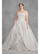  Plus Size Draped Wedding Dress  4XL8VW351178