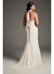  Plus Size Halter Wedding Dress  8VW351263