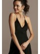 Wide-Leg Velvet Jumpsuit with Spaghetti Straps Teeze Me 737113U